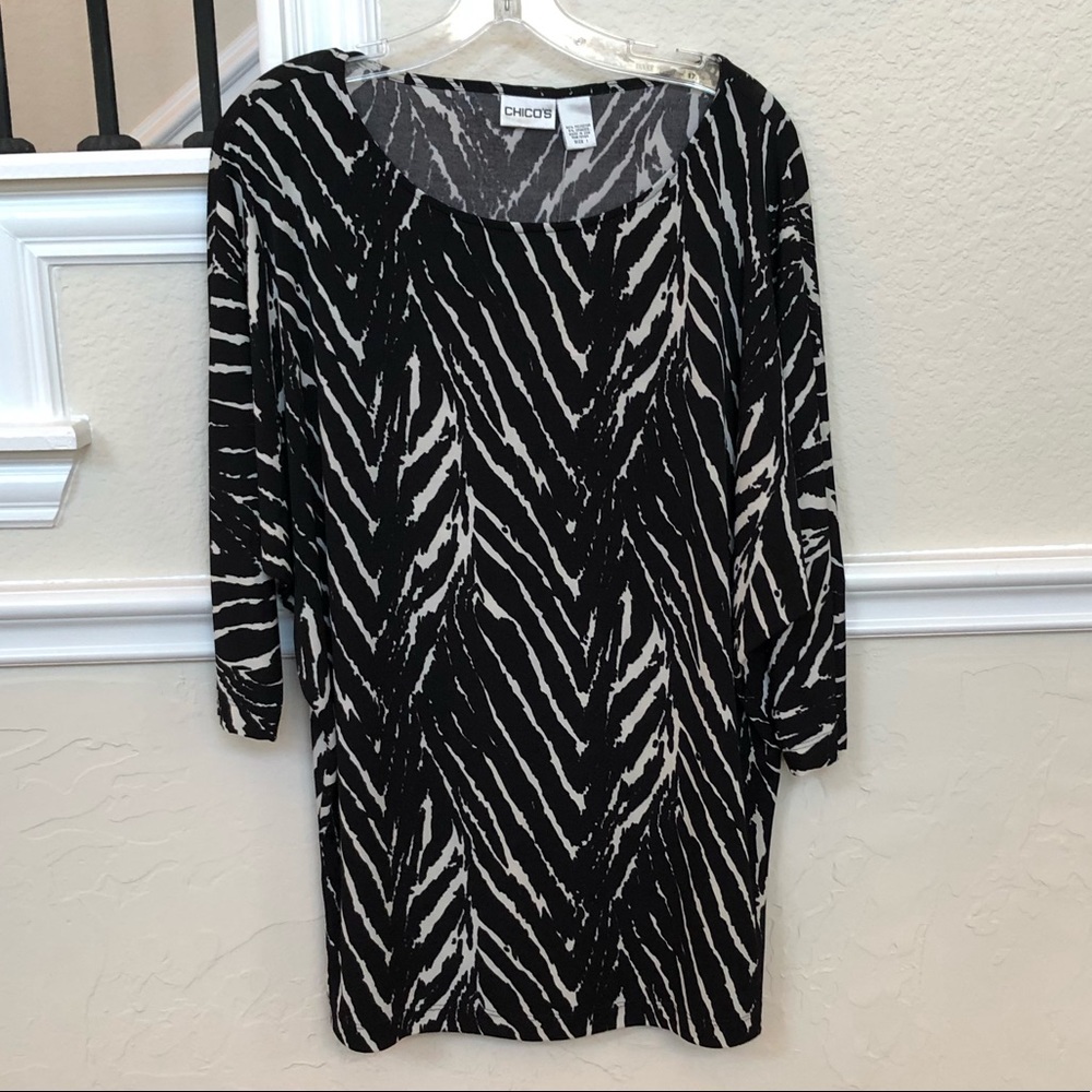 Chico’s Herringbone Artemis Top